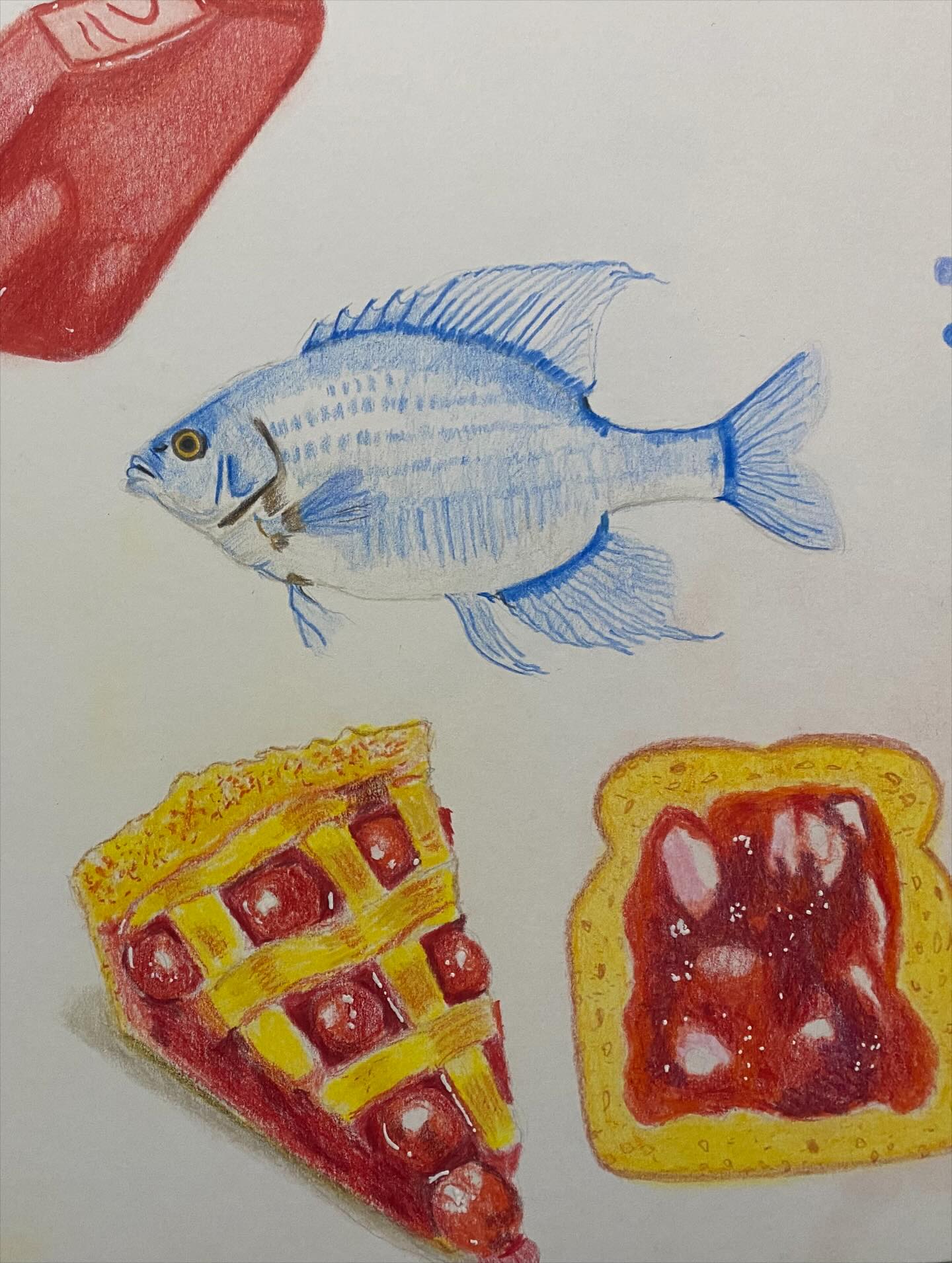 Sketchbook Studies — Polychromos and acrylic pencil work by jrajanarts, Madurai